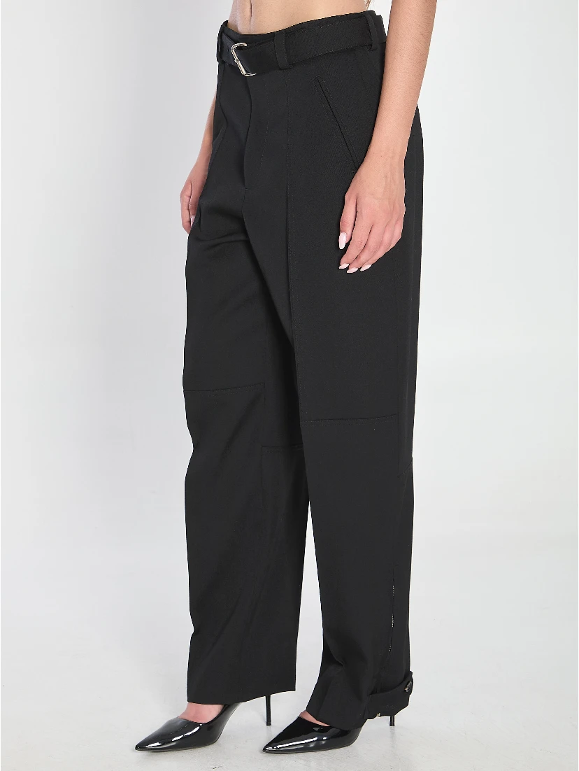 Trousers in wool