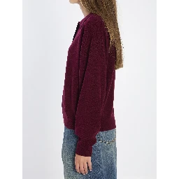 Wool and cashmere polo shirt