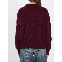 Wool and cashmere polo shirt