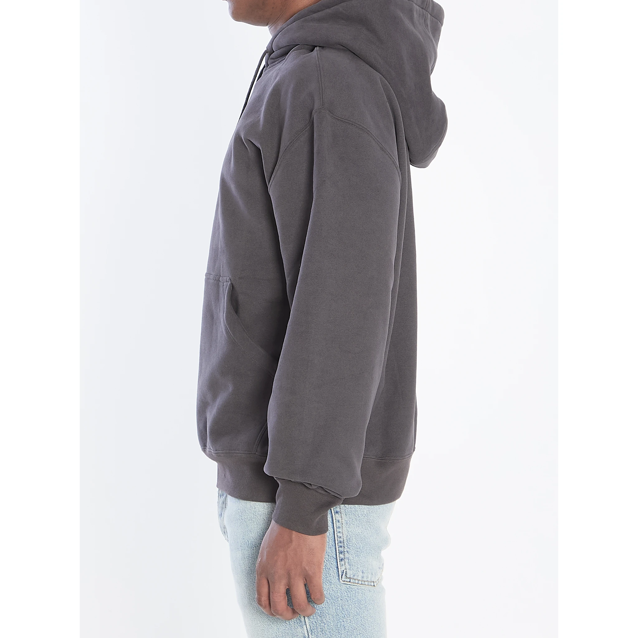 Hoodie with logo in cotton