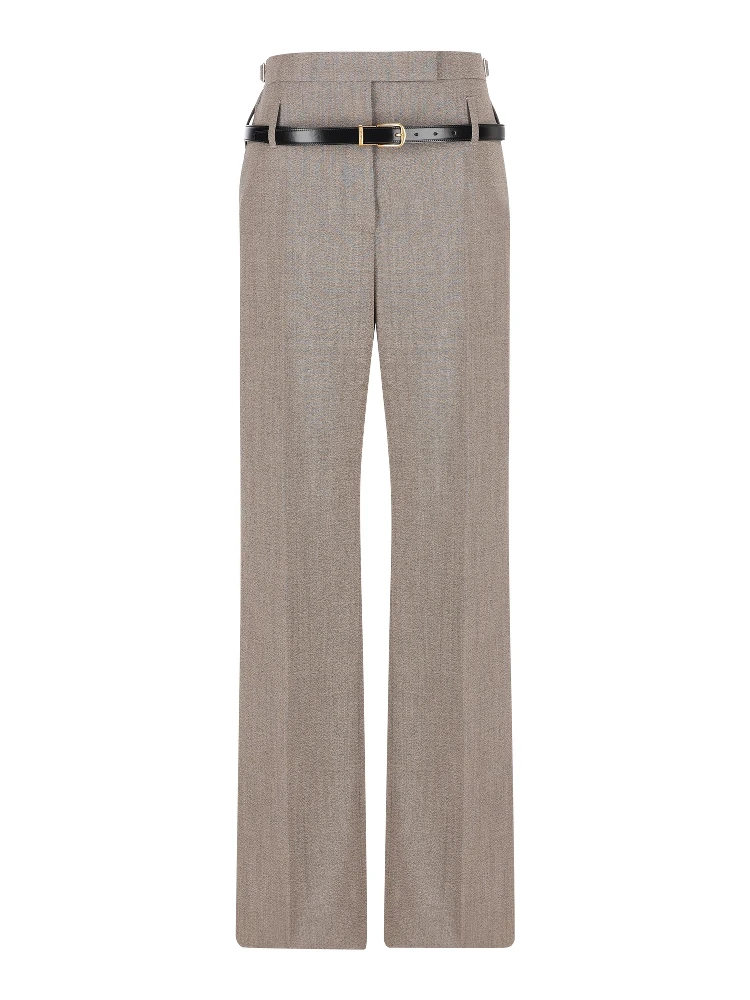 Trompe-L'Å“Il Belted Trousers