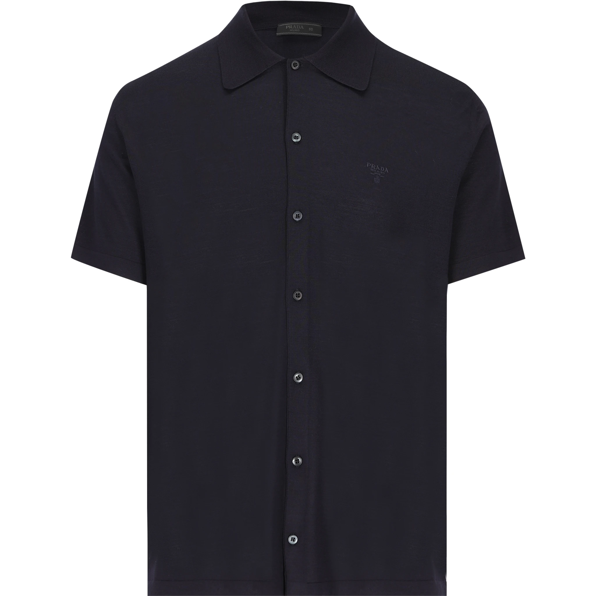 Logo-embroidered shirt