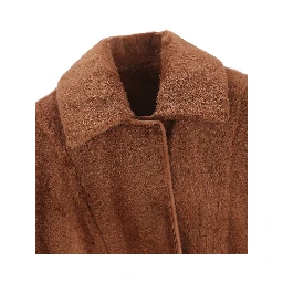 MAX MARA - ATELIER Coats Leather Brown