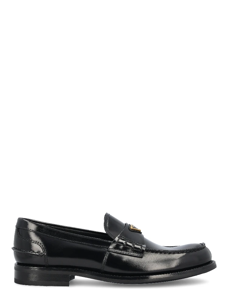 Patent-leather loafers