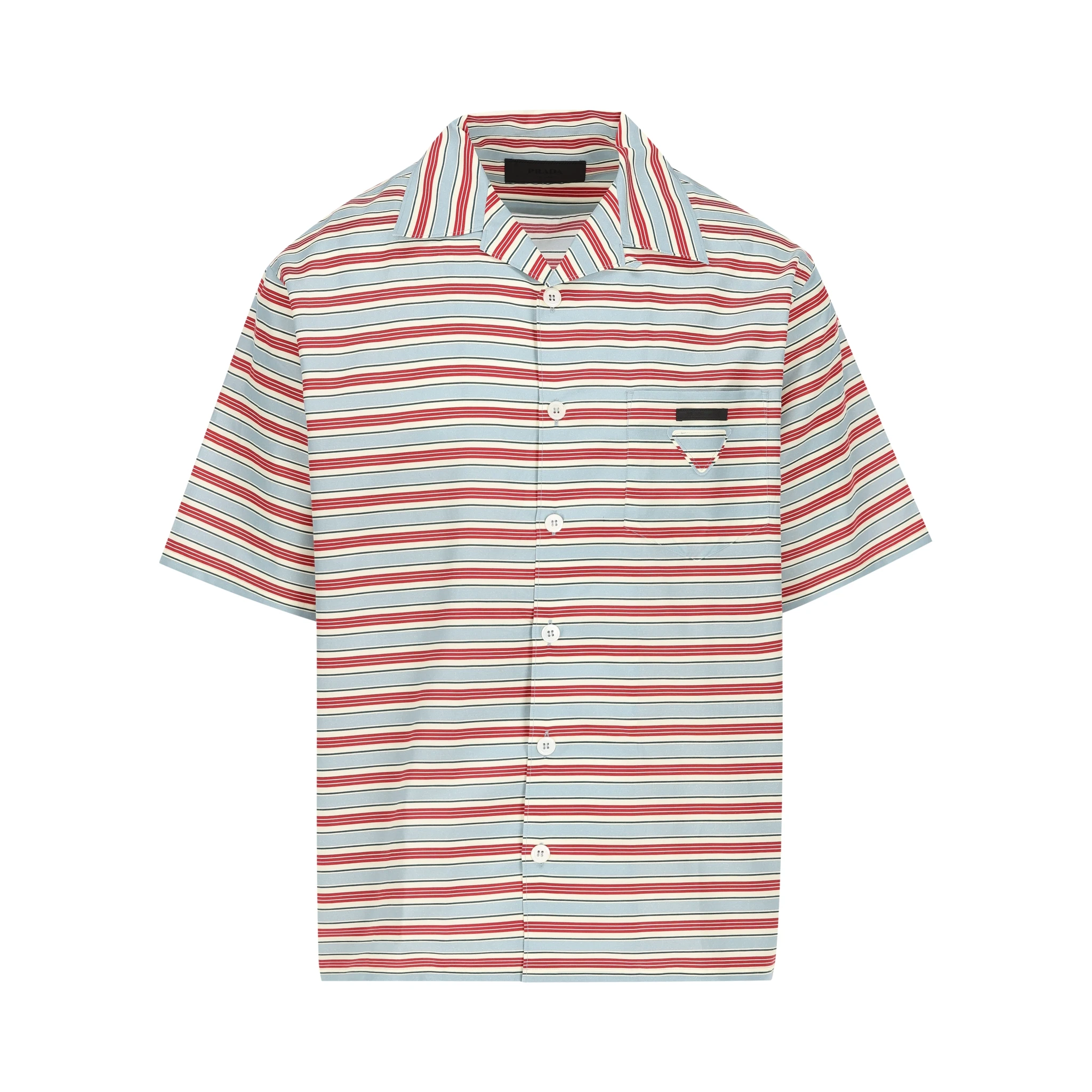 Striped bowling shirt