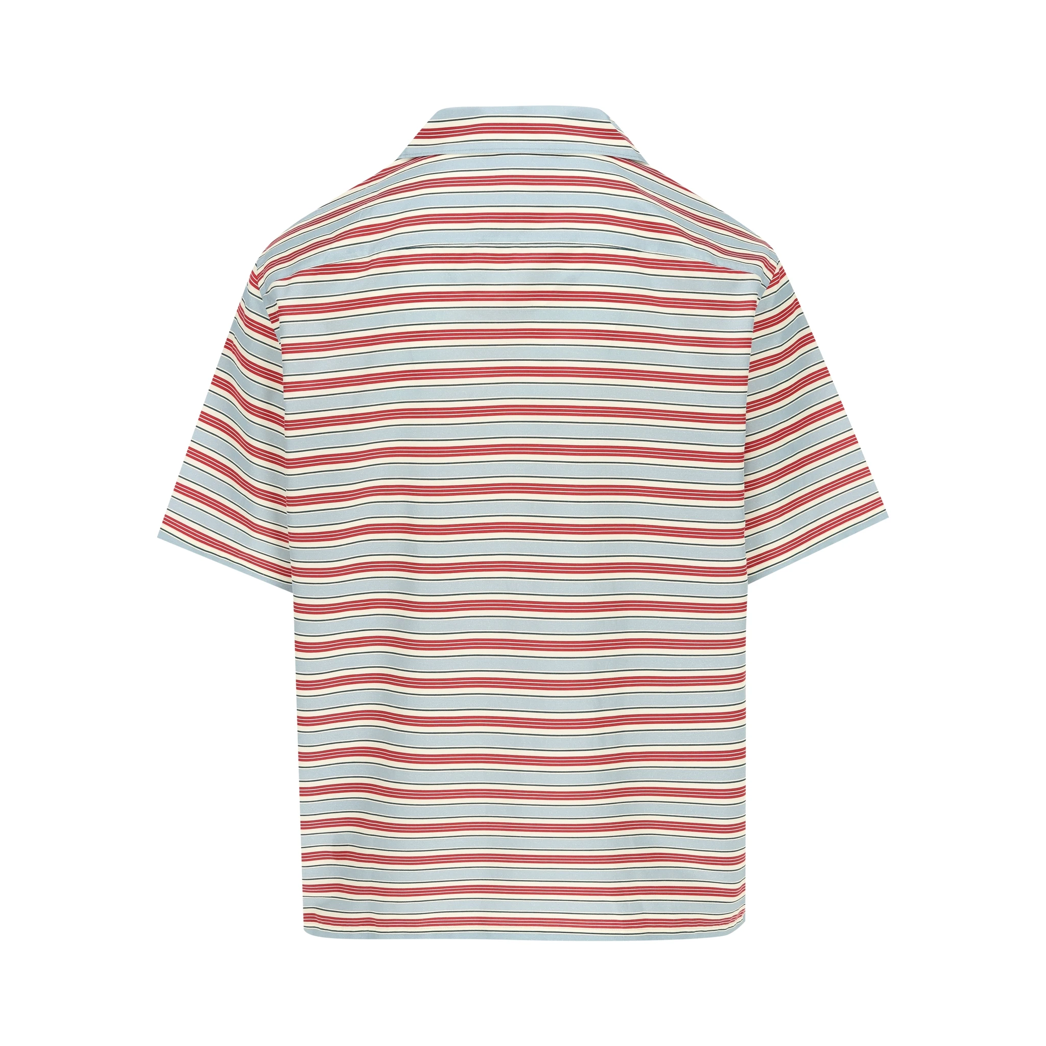 Striped bowling shirt