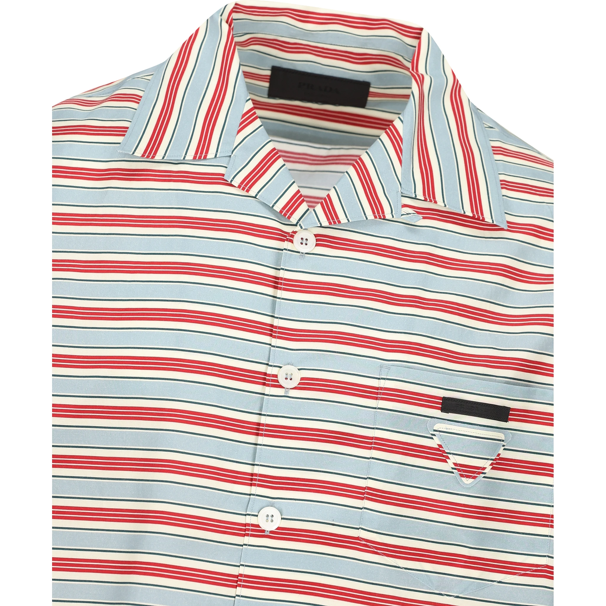 Striped bowling shirt