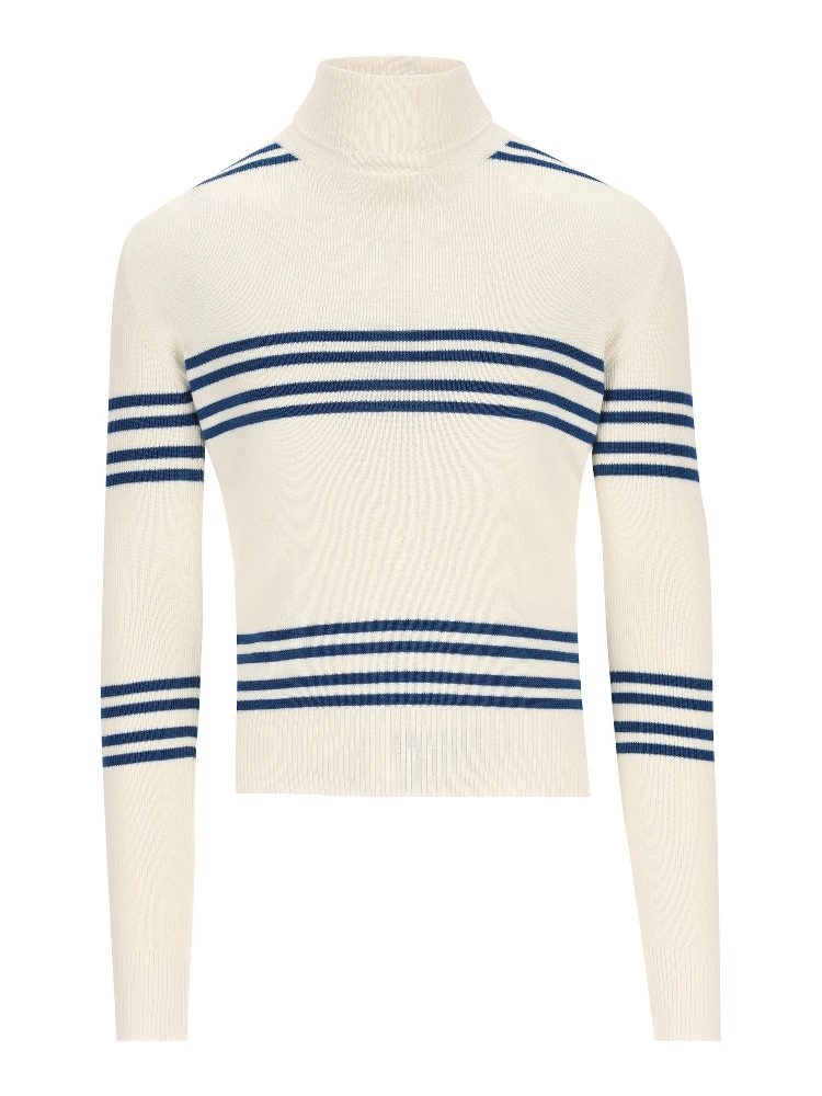 Wool turtleneck sweater