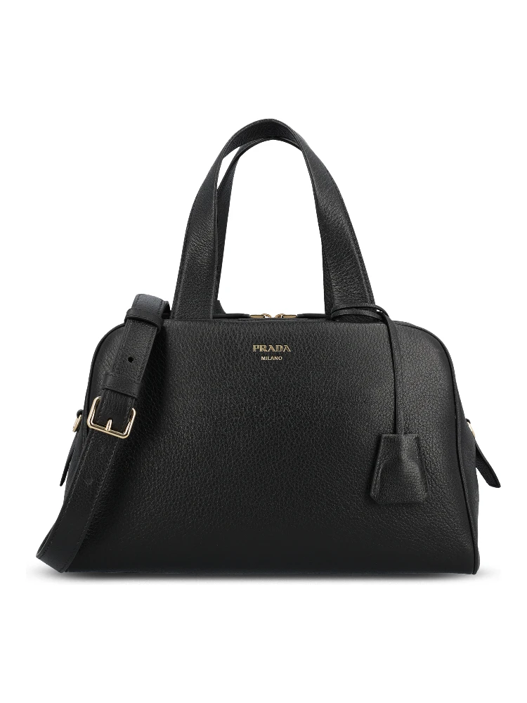 Large Leather Bowler Bag