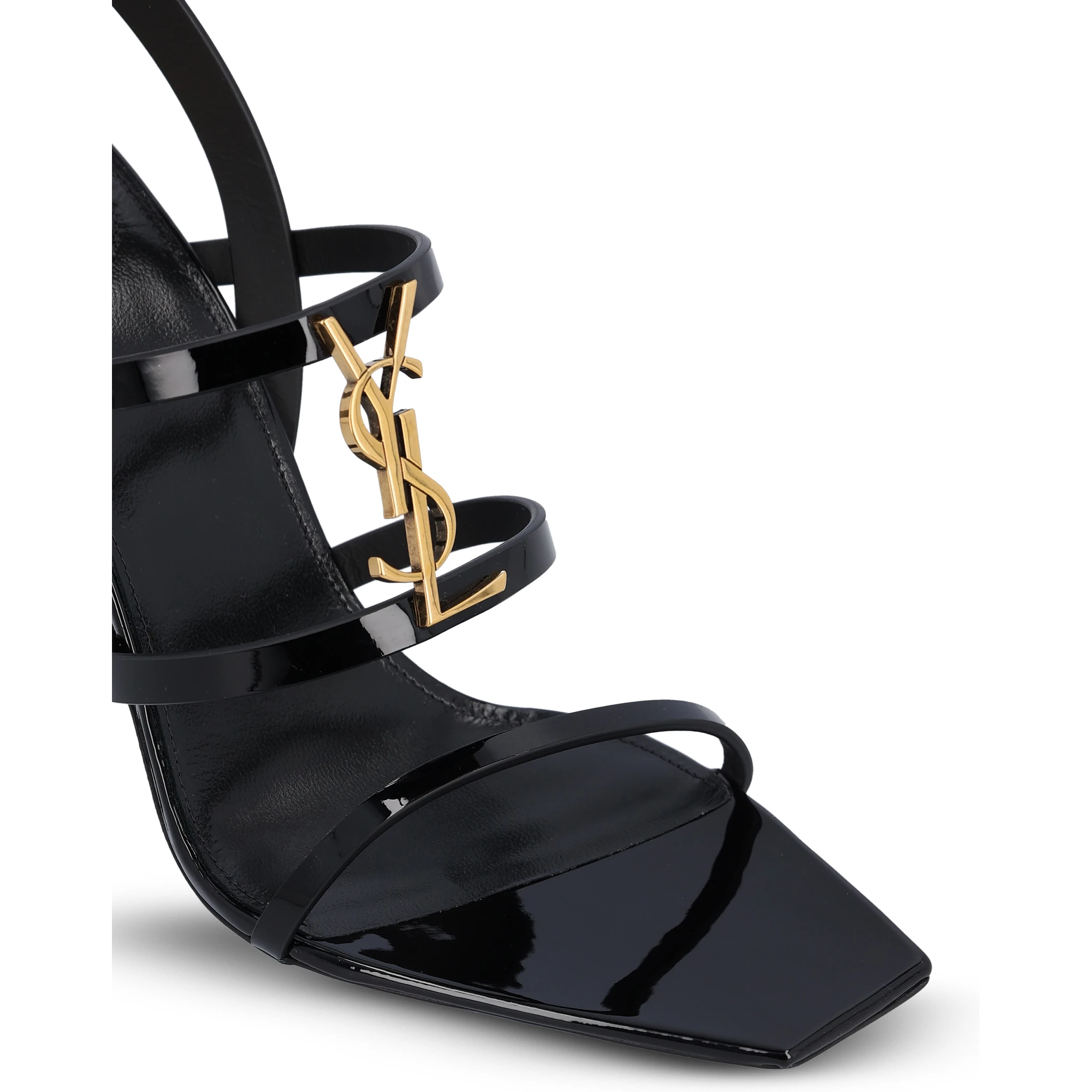 90mm Cassandra logo-plaque sandals