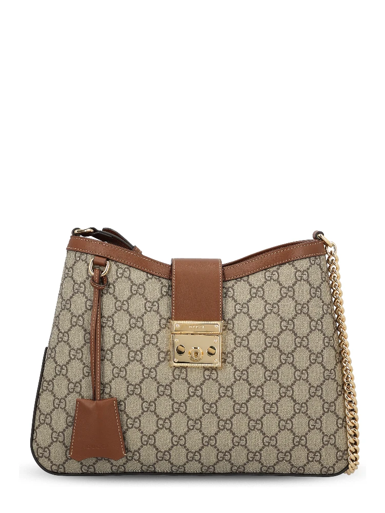 Medium Padlock GG shoulder bag