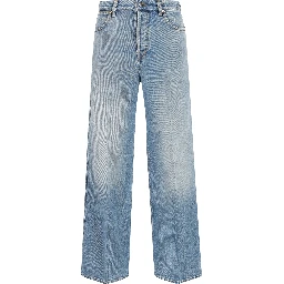 Wide-leg Petite-fit Denim Jeans