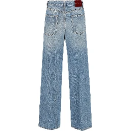 Wide-leg Petite-fit Denim Jeans