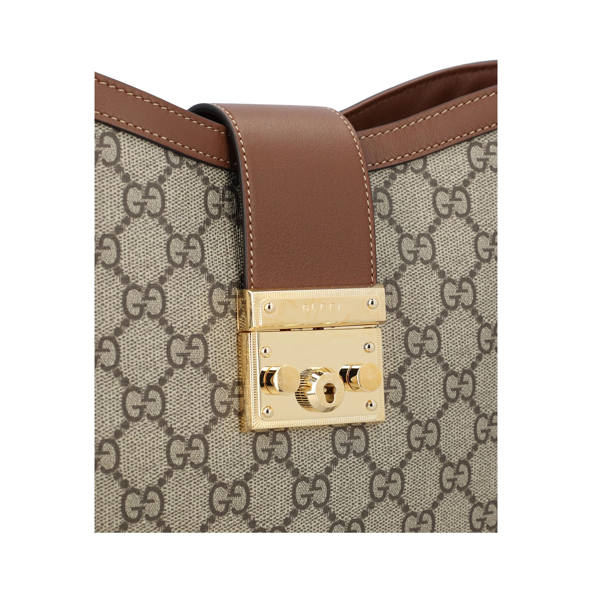 Medium Padlock GG shoulder bag