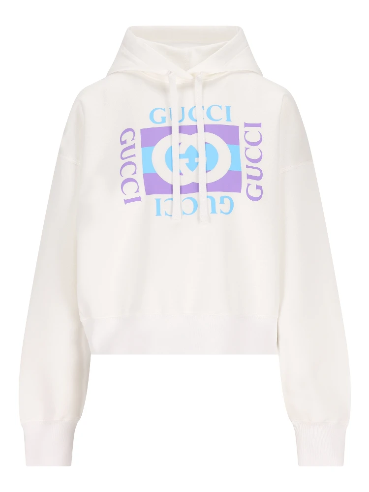 logo-print hoodie