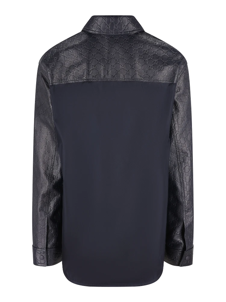 Leather Shirt GG alternative