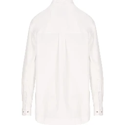 neck-tie long-sleeve top