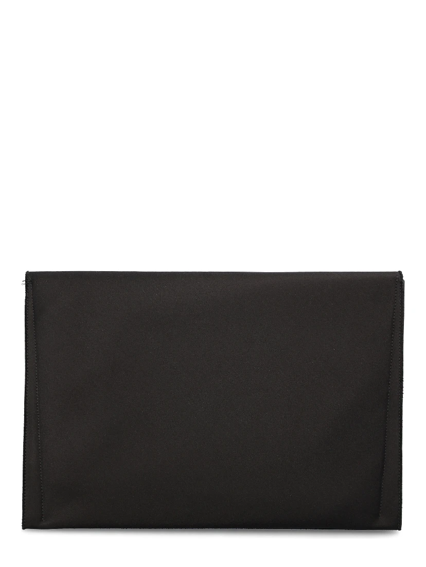 Paris 1952 embroidered satin clutch