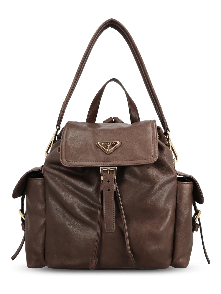 Explore Medium nappa leather backpack