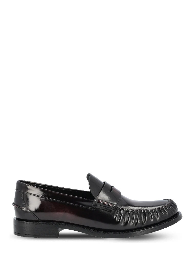Black Leather Loafers