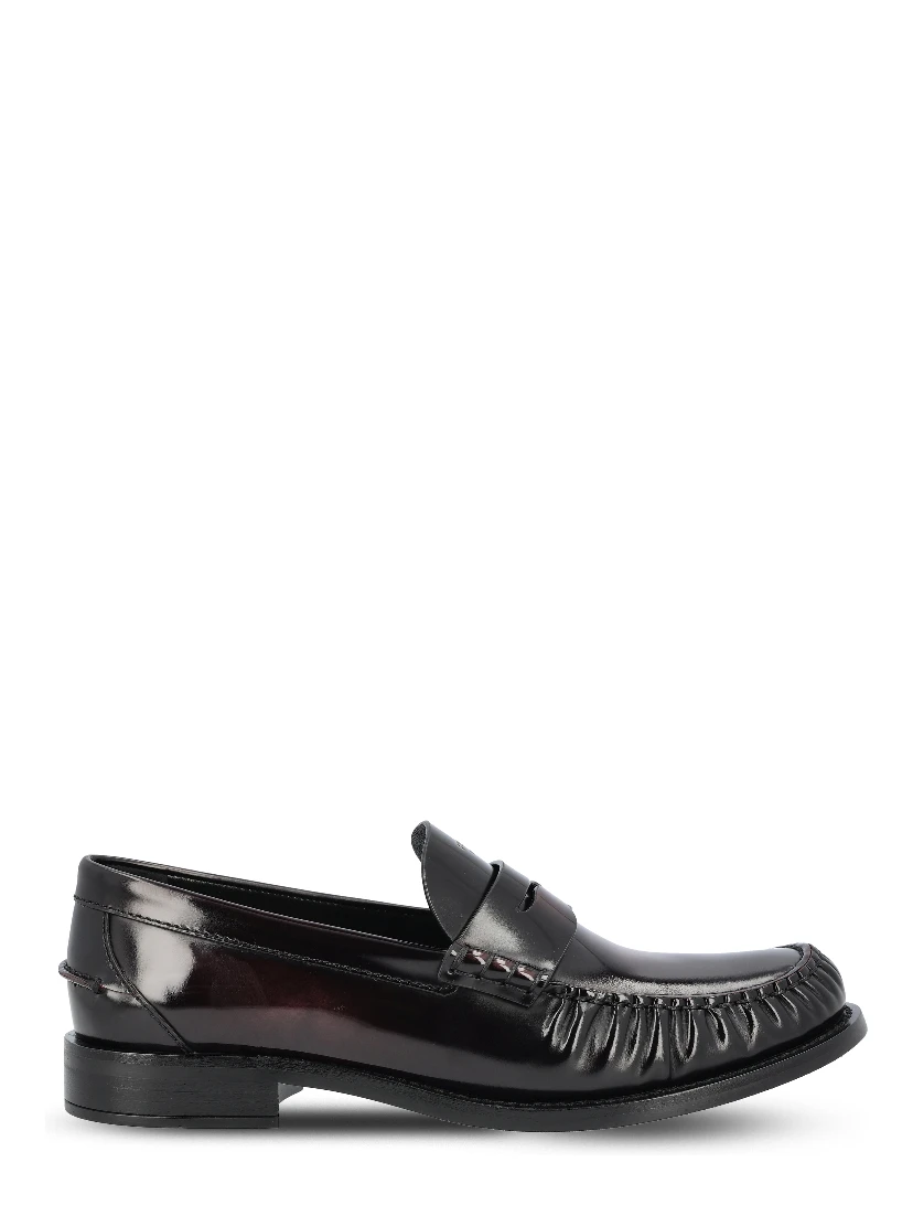 Black Leather Loafers