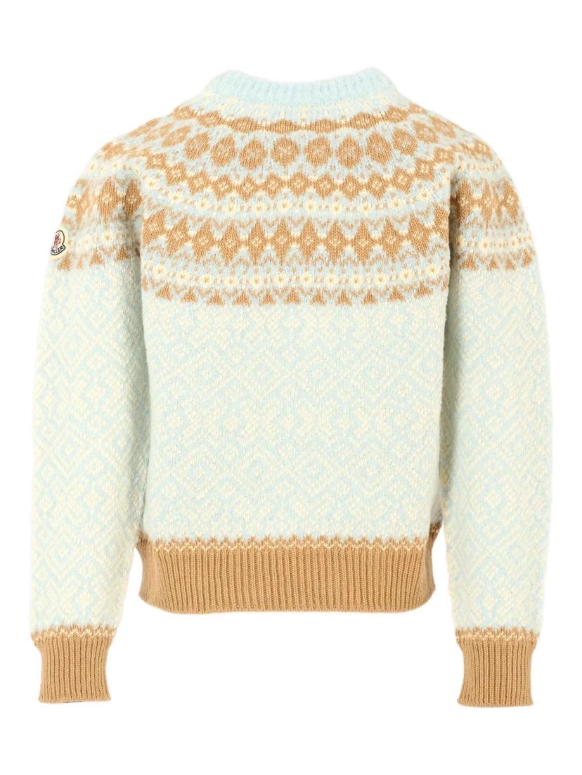 Moncler Sweaters Light Blue