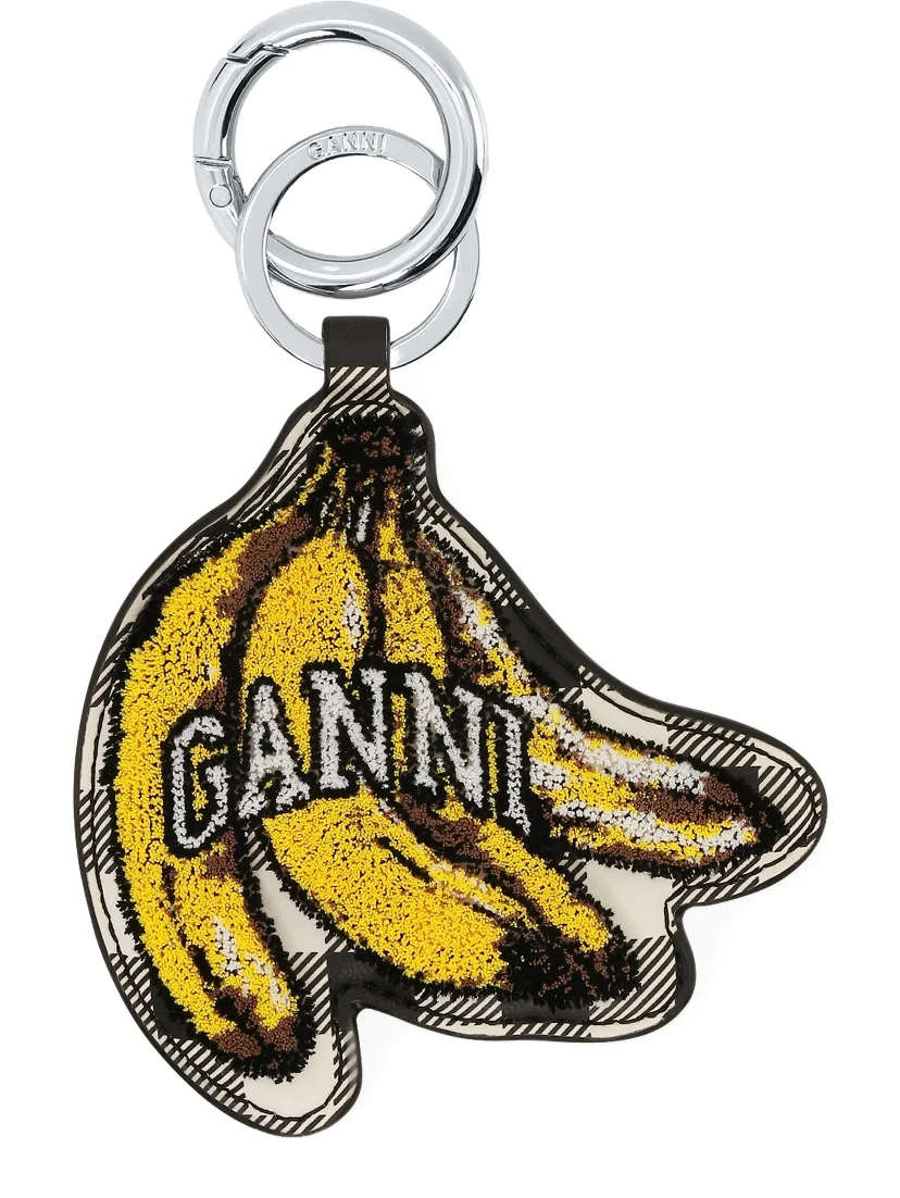 GANNI Keychains Black