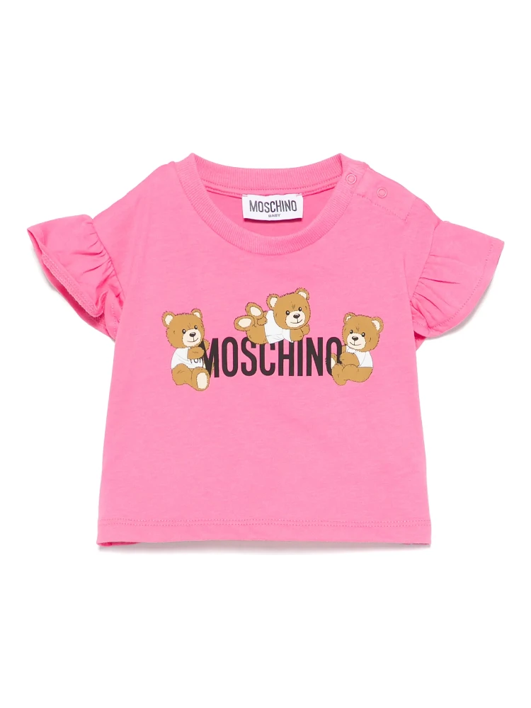 MOSCHINO KIDS T-shirts and Polos Pink