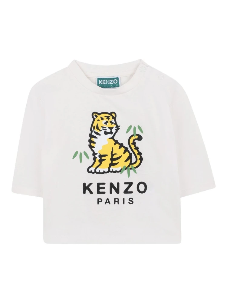 Kenzo Kids T-shirts and Polos White