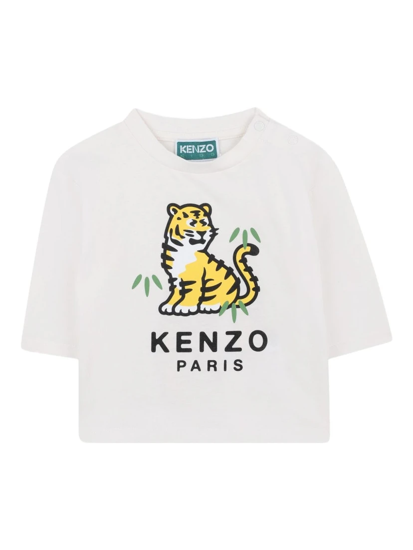 Kenzo Kids T-shirts and Polos White