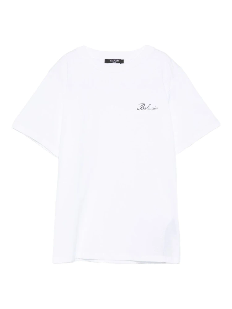 Balmain T-shirts and Polos White