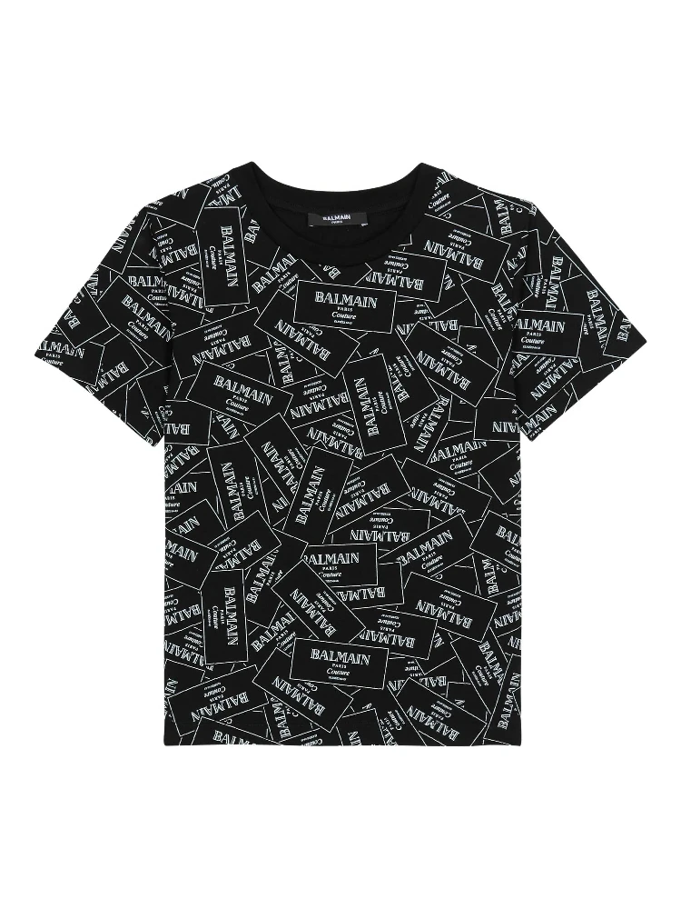 Balmain T-shirts and Polos Black