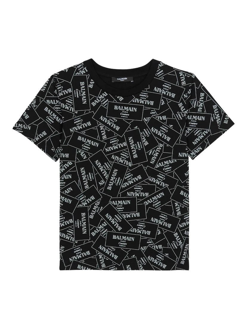 Balmain T-shirts and Polos Black