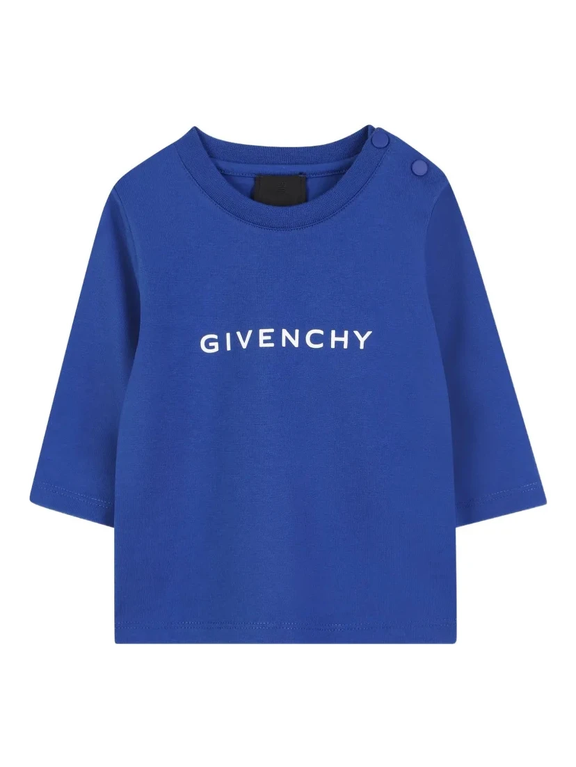 GIVENCHY KIDS T-shirts and Polos Blue