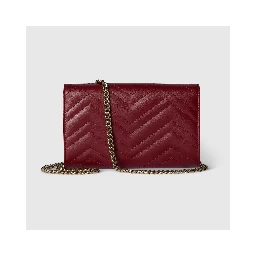 GG Marmont wallet on chain
