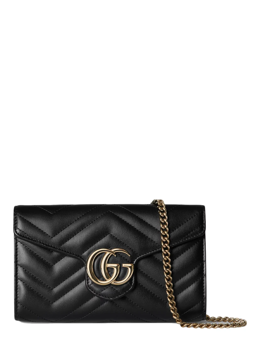 GG Marmont wallet on chain