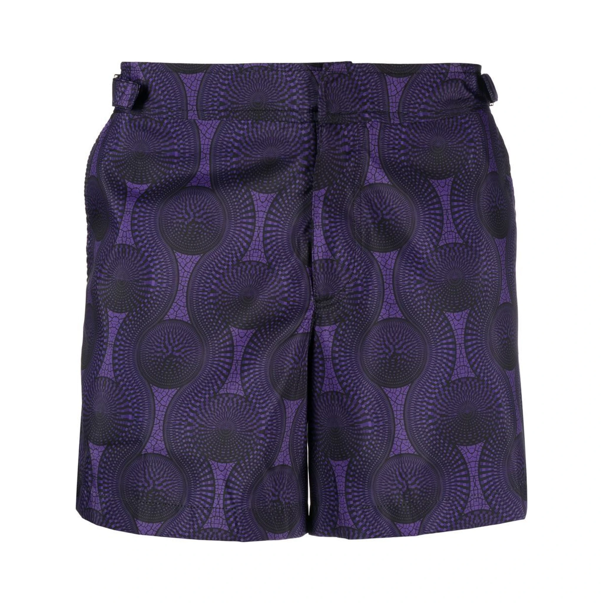 mosaic-print swim shorts