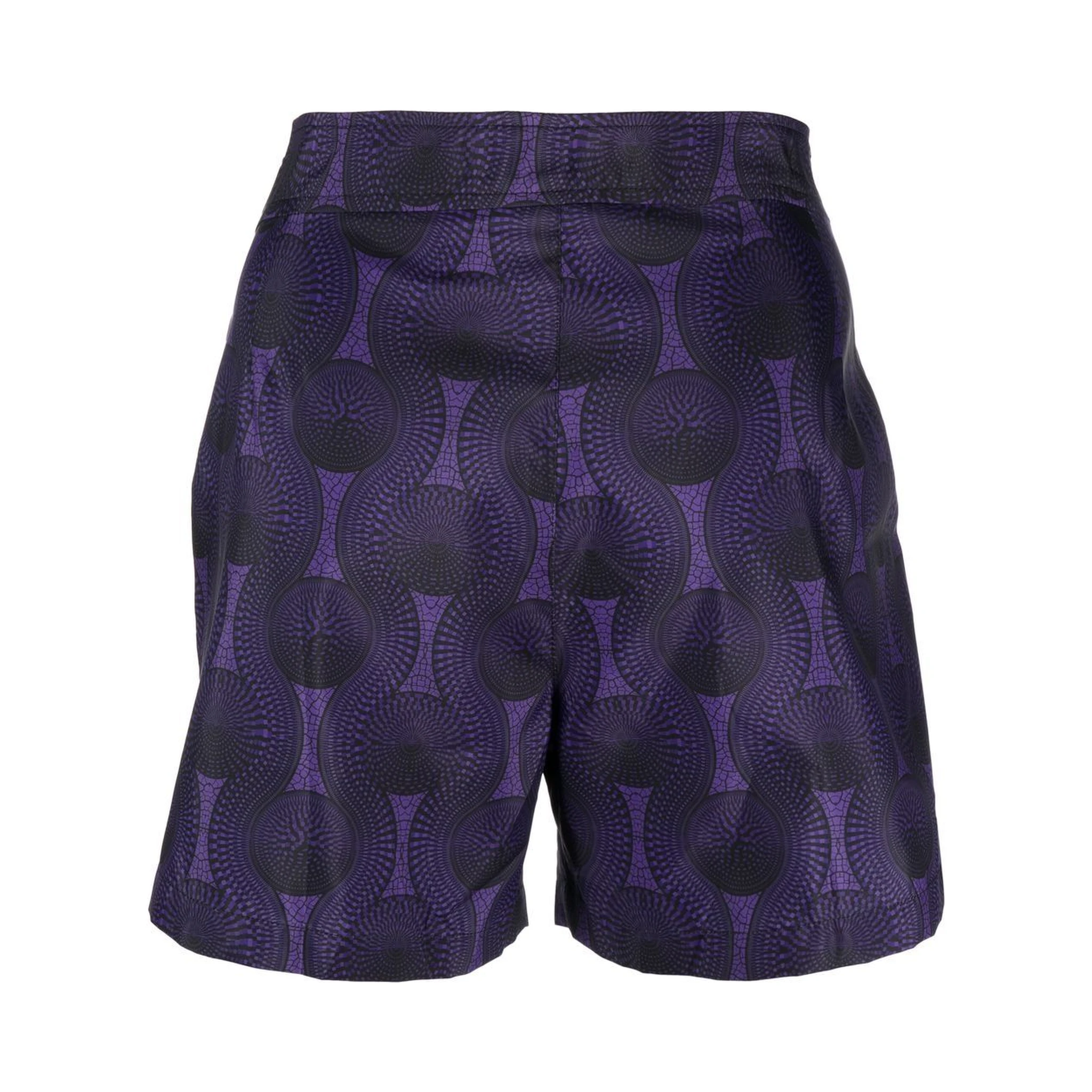 mosaic-print swim shorts