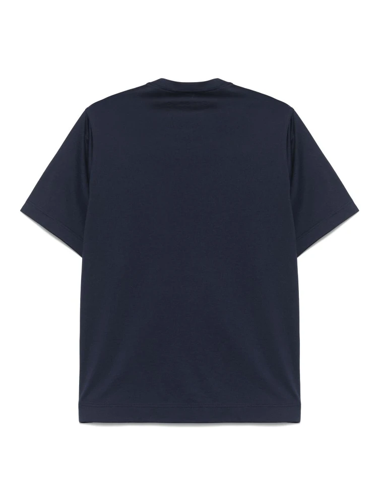 Pocket Crew Neck T-shirt In Blue alternative