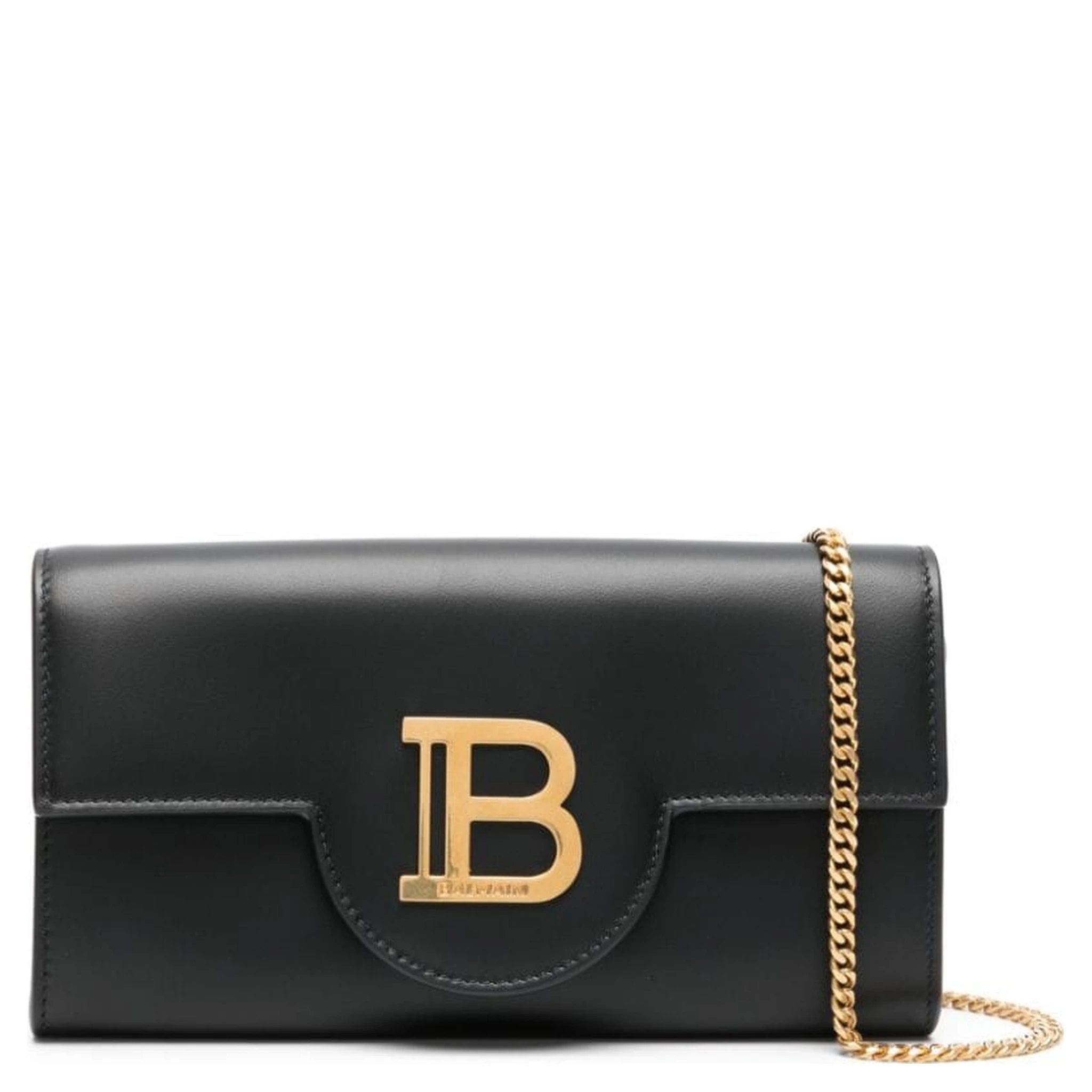 logo-plaque leather crossbody bag