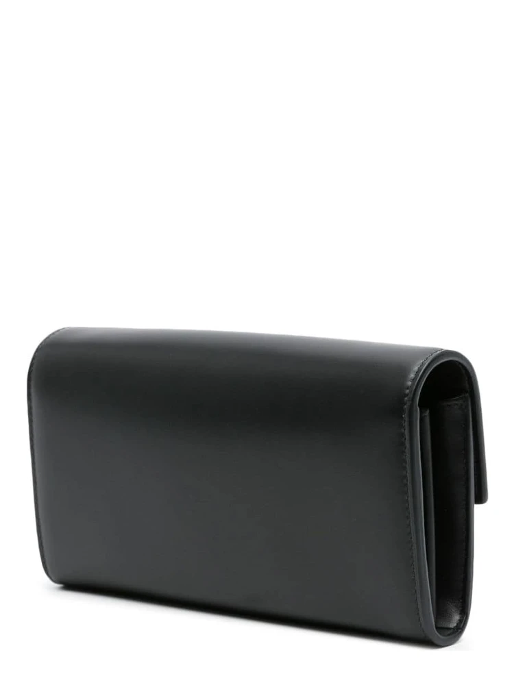 logo-plaque leather crossbody bag alternative