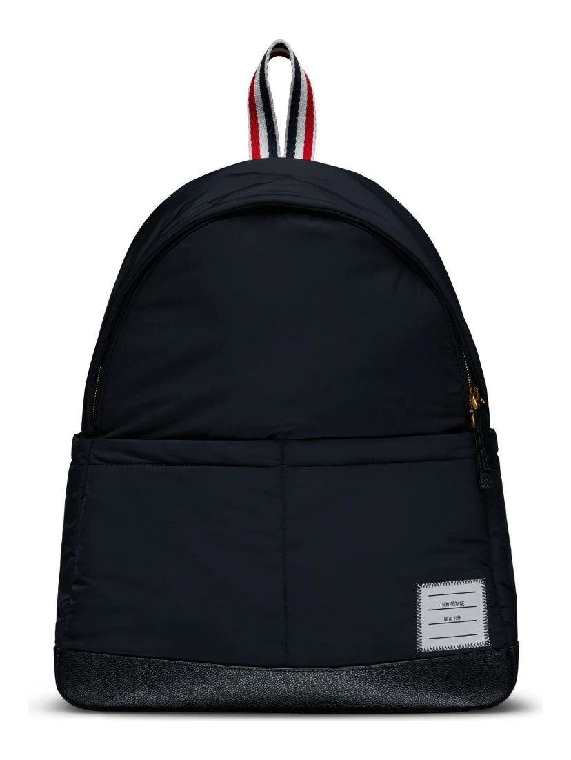 THOM BROWNE LOGO-APPLIQUÉ BACKPACK