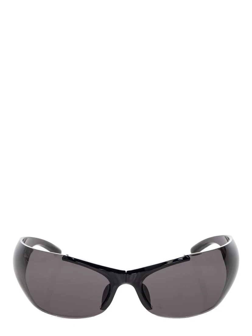 Afterhour Oval Sunglasses in Black
