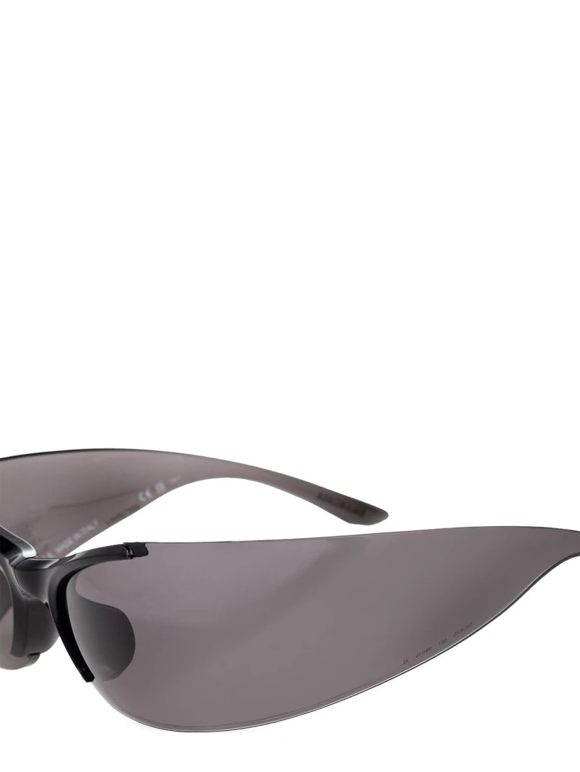 Afterhour Oval Sunglasses in Black