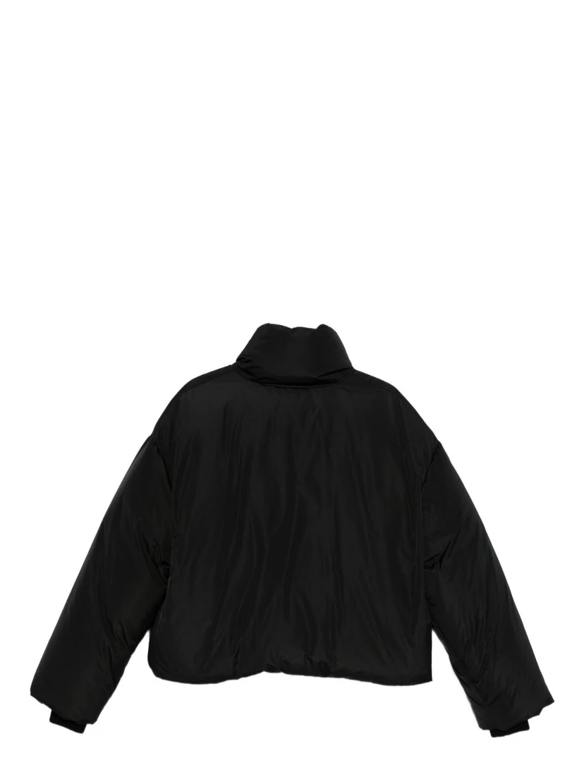 high-neck puffer jacket