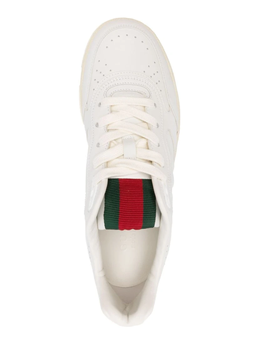 Re-Web leather sneakers