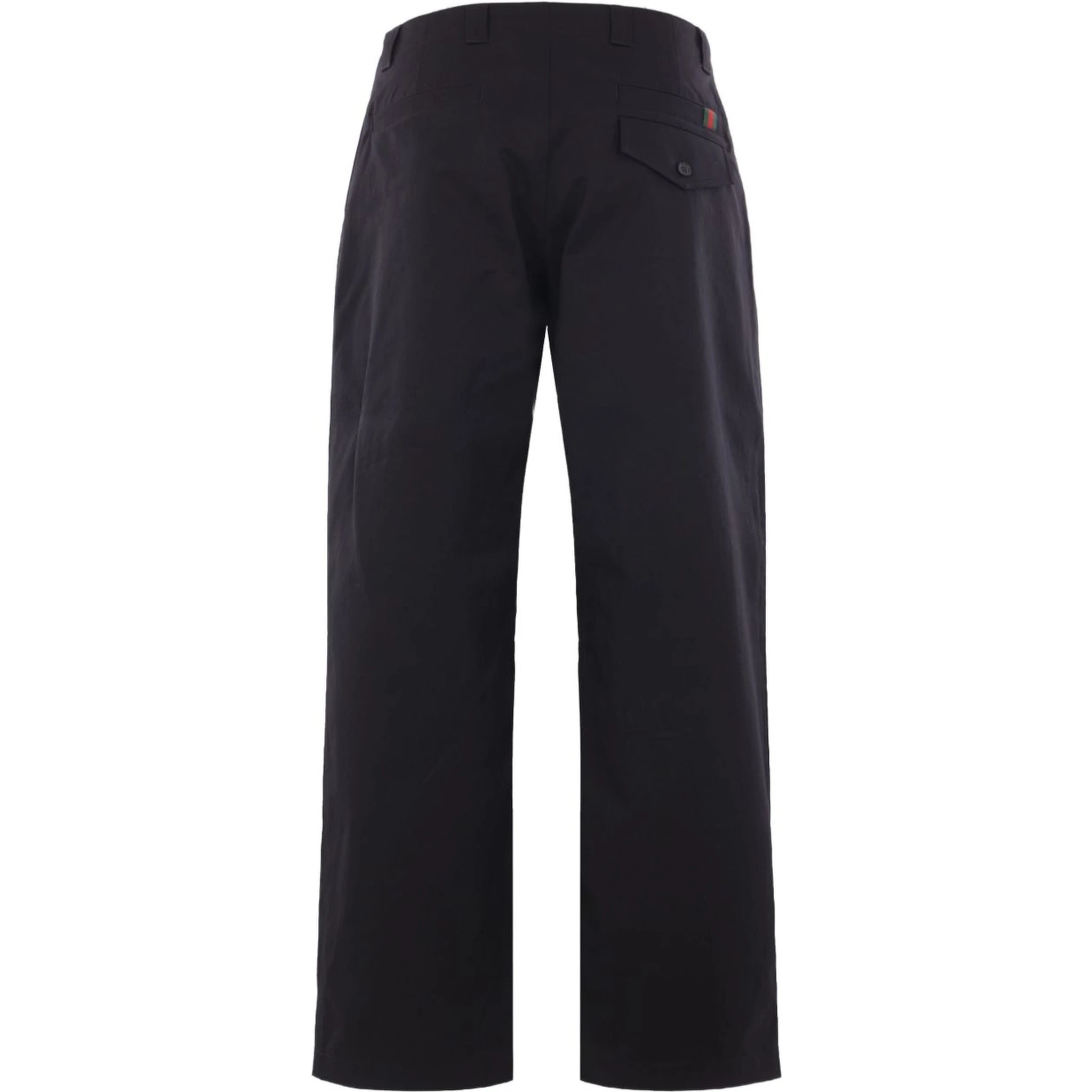 Gucci button-fastening twill trousers