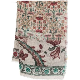 Paisley-floral Print Scarf In Multi