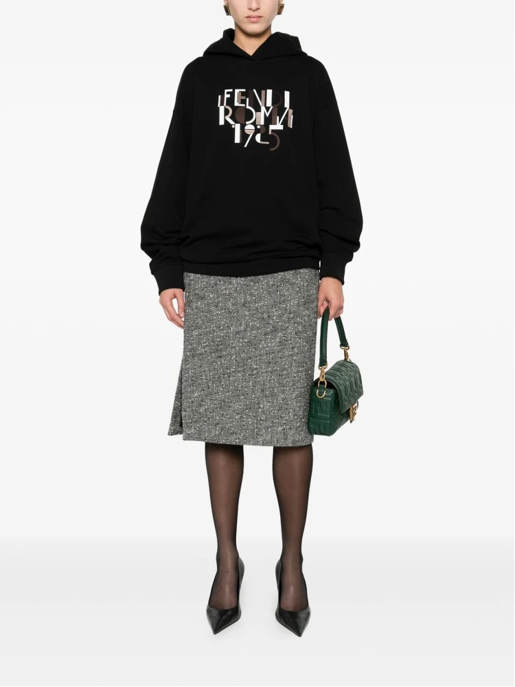 FENDI logo-print hoodie alternative