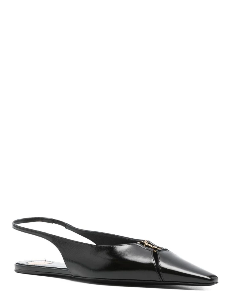 Babylone slingback pointed-toe flats alternative